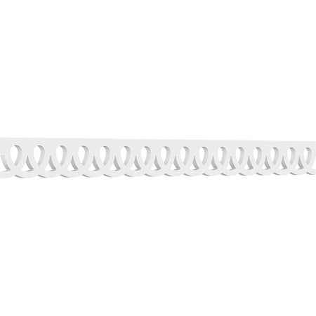 Ekena Millwork Meridian Architectural Grade PVC Running Trim, 4"H x 5/8"P x 48"L RUNP04X0625X48MRI